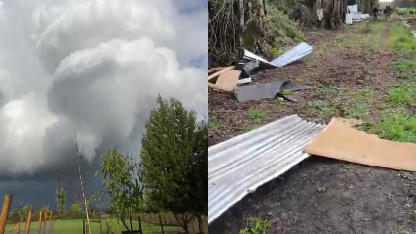 Fenómeno meteorológico causa destrozos en Longaví: registros apuntan a posible tornado