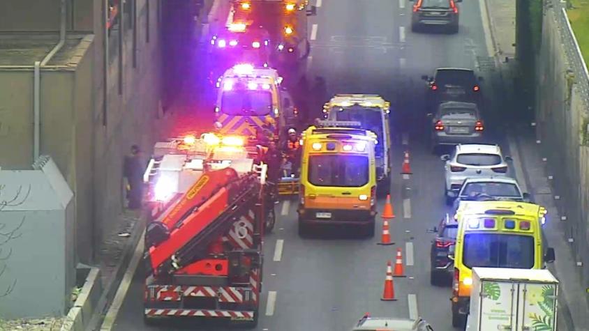 Accidente de tránsito provoca alta congestión vehicular en Ruta 5: Equipo de emergencia trabaja en el lugar 