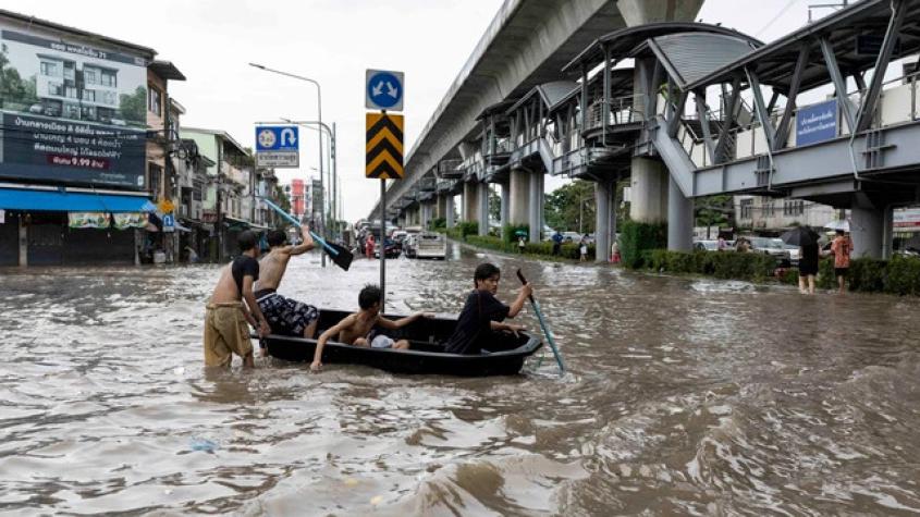Bangkok declara el estado de desastre tras casi 48 horas de lluvias torrenciales 