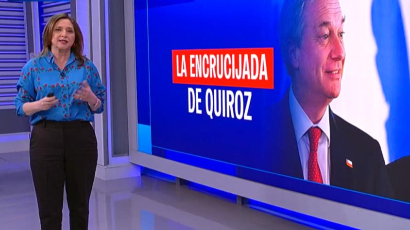 Editorial de Mónica Pérez en 'Me enteré por la prensa': Quiroz llega con las manos atadas por partida doble