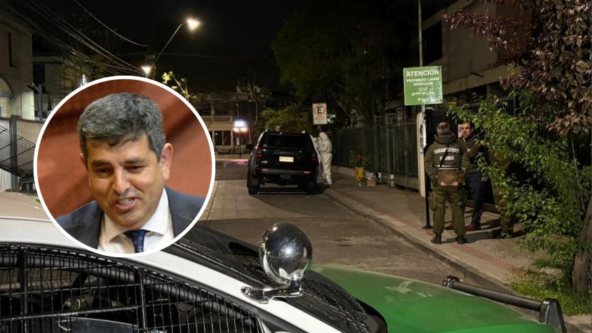 Atacan vehículo de diputado Daniel Valenzuela en Providencia: Le robaron supuestos documentos confidenciales