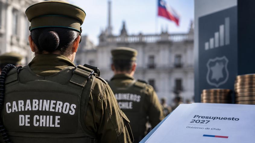 $7 billones, nuevos carabineros y más recursos contra el crimen organizado: los anuncios en seguridad del Presupuesto 2027