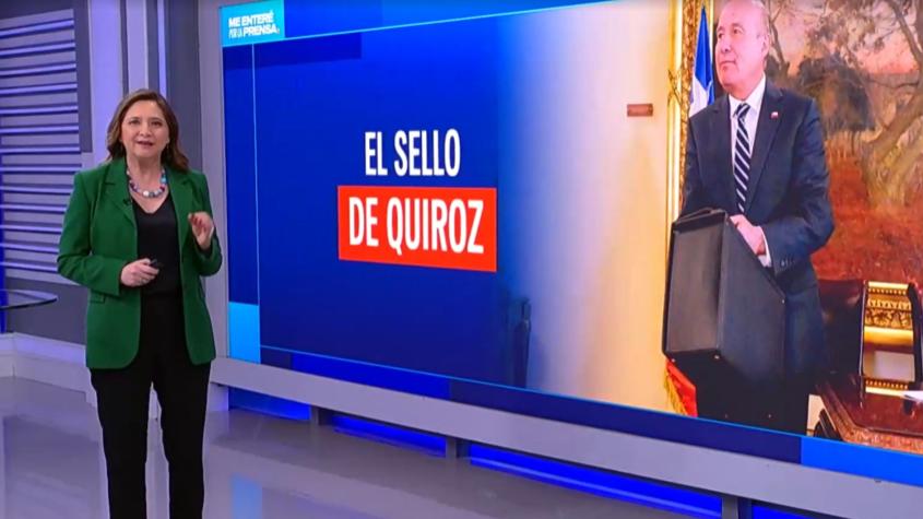 Editorial de Mónica Pérez en 'Me enteré por la prensa': el sello de Quiroz en la administración de Kast