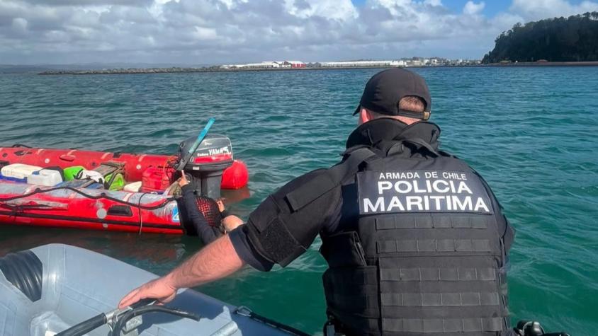 Realizan operativo para encontrar a persona que cayó al mar en Bahía de Concepción
