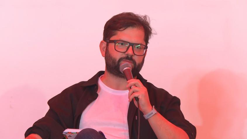 Expresidente Boric en el Festival MUDA: "La memoria no se borra, no hay posibilidad de que la eliminen"