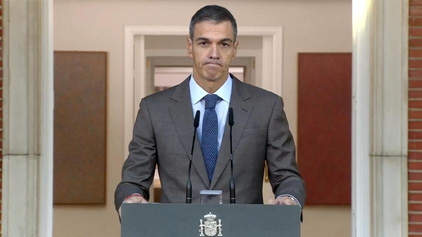 Pedro Sánchez adelanta elecciones en España al 29 de noviembre