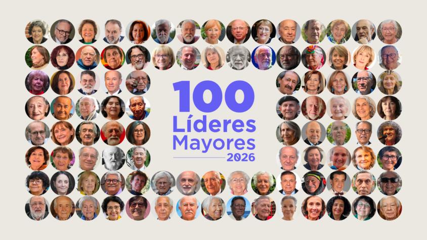 El cartero más longevo, la expresidente Bachelet y el Profesor Rossa están en la lista: Estos son los 100 Líderes Mayores 2026