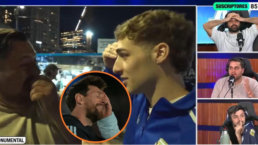 “Pagué 800 lucas y no puedo entrar”: El lamento de hincha que no vio la despedida de Messi porque su ex le rompió la entrada