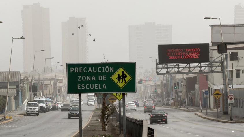 Alerta por viento de moderado a fuerte en Antofagasta: Podrían formarse tormentas de arena