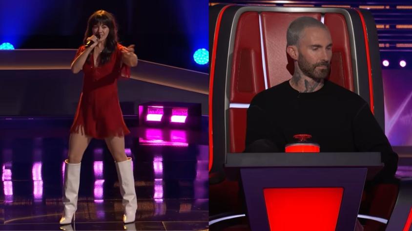 La escogió Adam Levine: Chilena avanzó de fase en programa de canto estadounidense