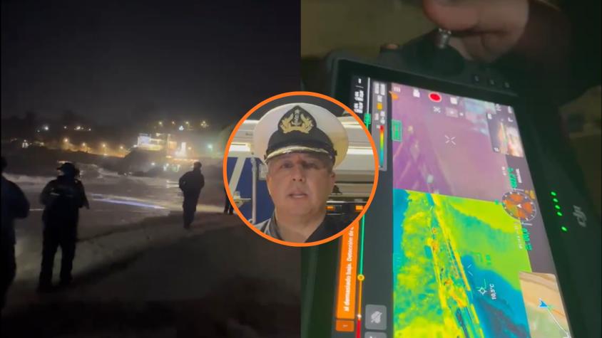 Hombre de 39 años desaparece en playa de Viña del Mar: Armada despliega 12 drones y más de 50 rescatistas