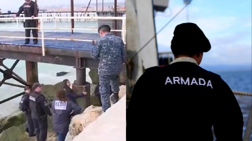 Confirman que mujer que murió tras caer al mar en Caleta Portales era funcionaria de la Armada
