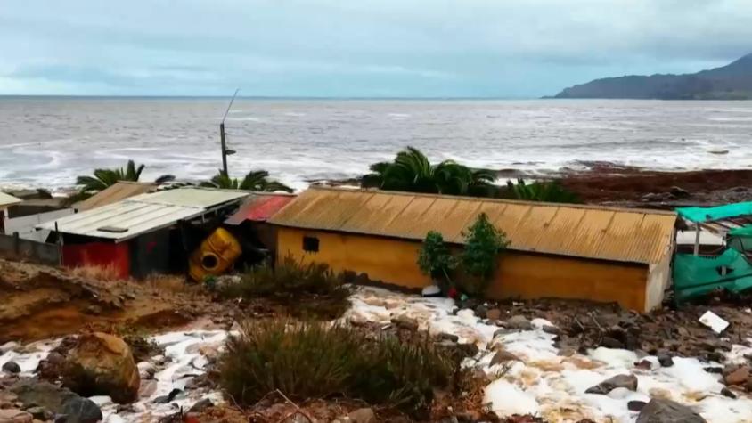 Emprendedores de La Higuera enfrentan las duras consecuencias del sistema frontal