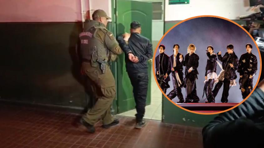 Tres detenidos por vender pulseras falsas para concierto de BTS: cobraban $150 mil por entrada 