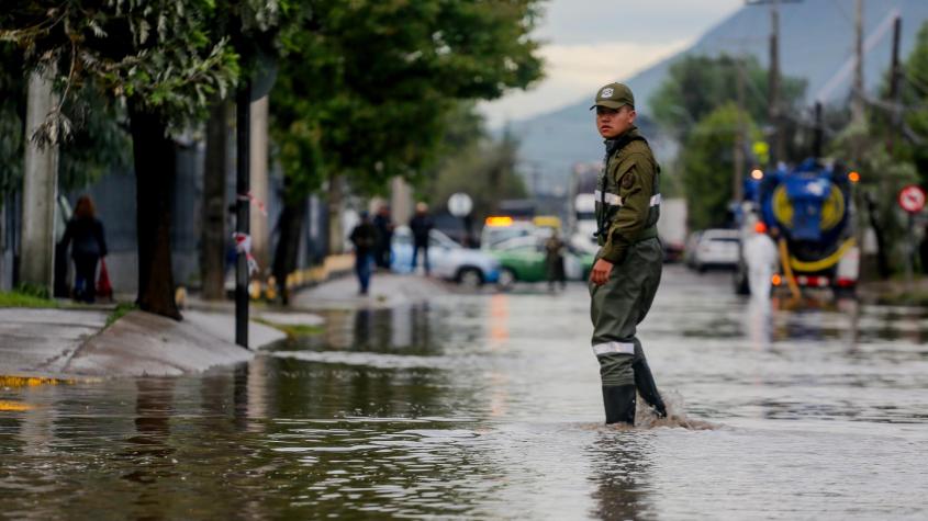 El minuto a minuto del intenso temporal en la zona central