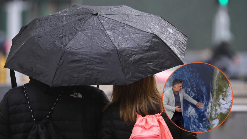"La inestabilidad se va a mantener este jueves": ¿Hasta cuándo seguirá la lluvia en la Región Metropolitana?