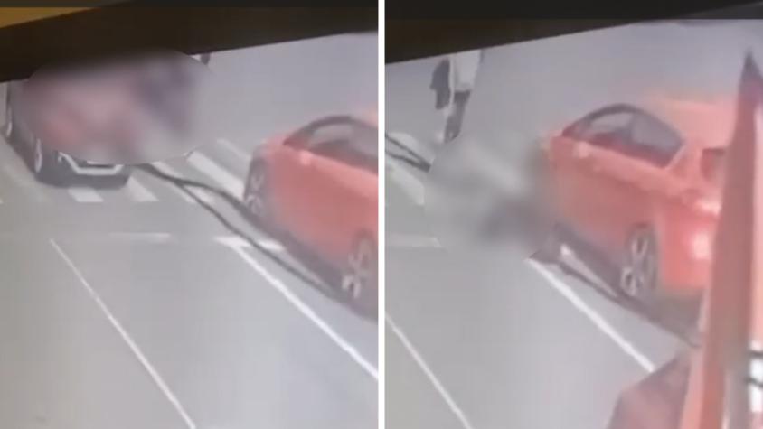 Niño fue atropellado mientras cruzaba por paso peatonal en Valparaíso: conductor iba a exceso de velocidad y se dio a la fuga