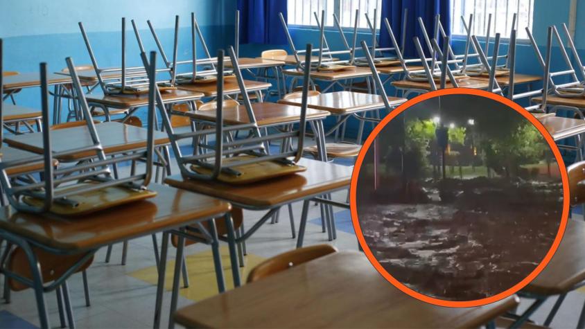 Por sistema frontal: Gobierno precisa las comunas que no tendrán clases este martes 27 de octubre