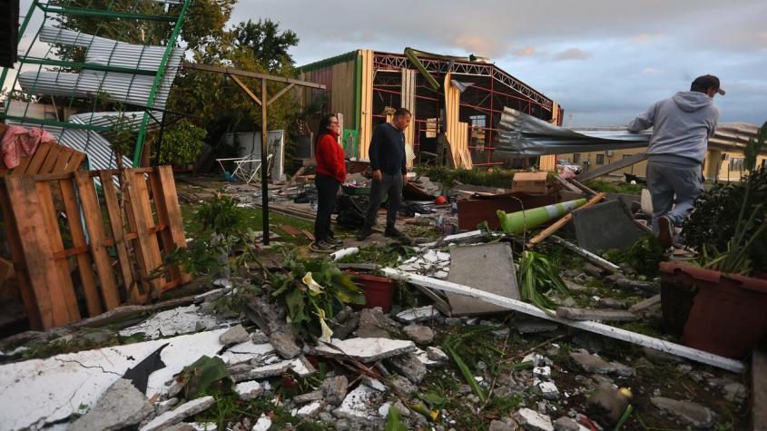 El día después: Requínoa se repone tras destructivo tornado