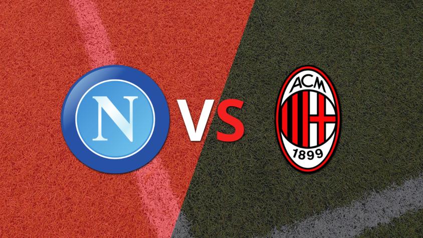 EN VIVO: Están jugando Napoli y Milan: 0-0 por la llave 1 de la Supercopa de Italia