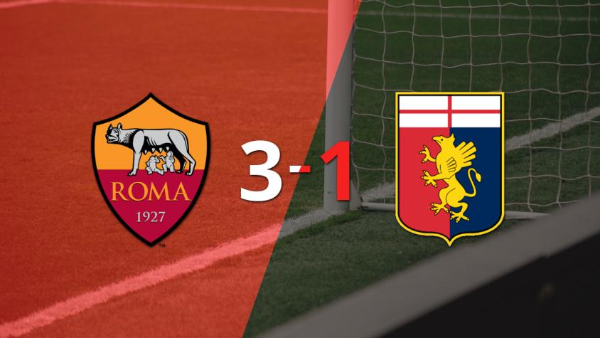 Con muchos goles, Roma derrotó 3-1 a Genoa