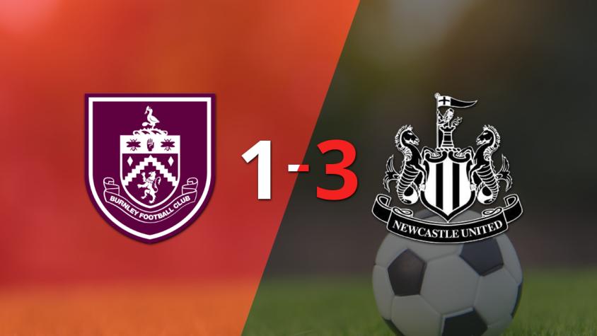 En una fiesta de goles, Newcastle United liquidó a Burnley por 3 a 1
