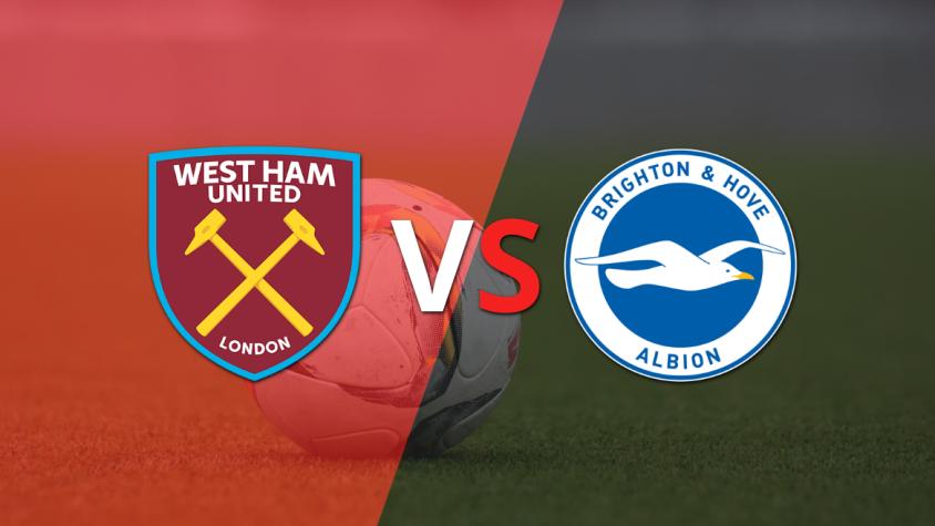 EN VIVO: Brighton and Hove empató el partido 1-1 ante West Ham United