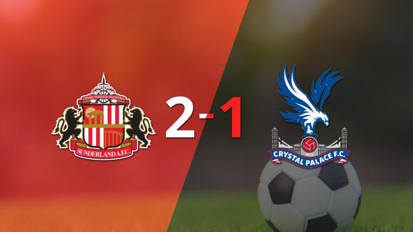 Sunderland voltea el marcador y triunfa 2 a 1 ante Crystal Palace