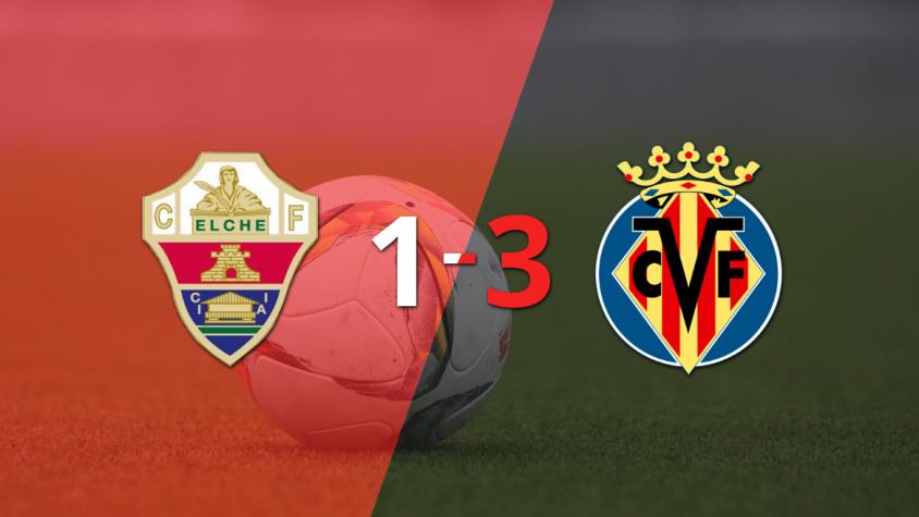 Villarreal domina a Elche y le gana por 3 a 1