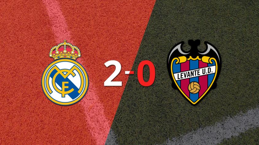 Levante cayó derrotada ante Real Madrid por 2-0
