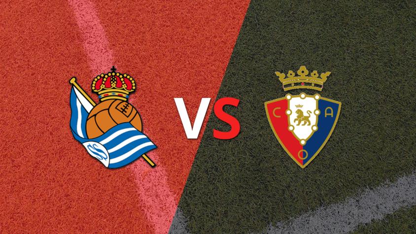 EN VIVO: Real Sociedad se va al descanso con ventaja parcial 2-0 ante Osasuna