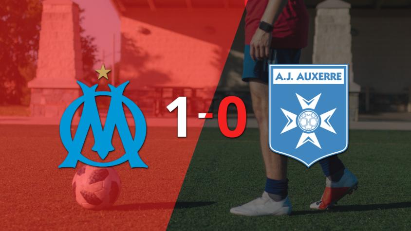 A Olympique de Marsella le alcanzó con un gol para derrotar a Auxerre en el Velodromo