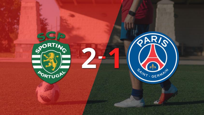 Con dos goles de Luis Suárez y un gol agónico, Sporting Lisboa venció 2-1 a PSG