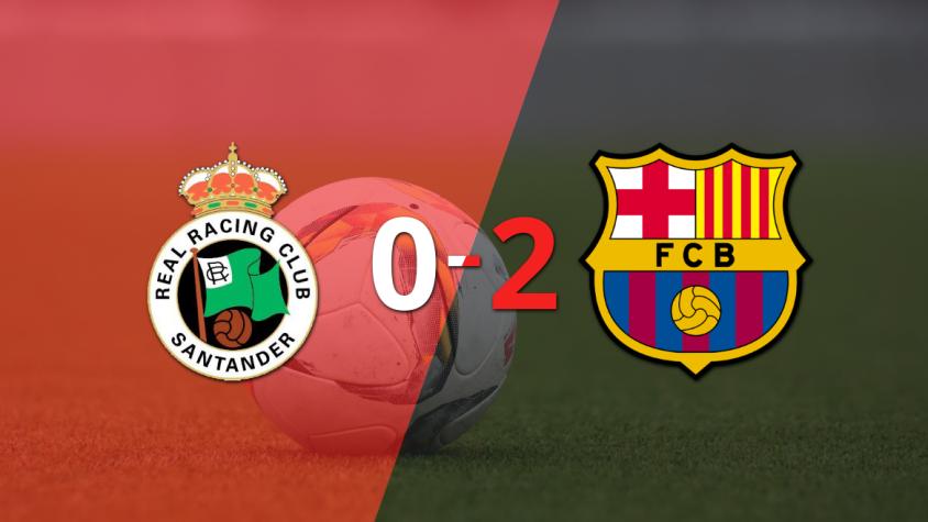 Barcelona pasó a Cuartos de Final con una victoria ante Racing Santander