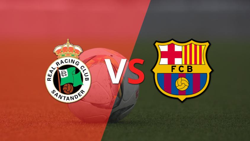 EN VIVO: Racing Santander y Barcelona, sin ventajas en el comienzo: 0-0