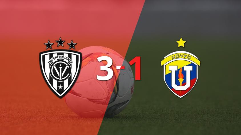 Independiente del Valle se impone con remontada 3-1 sobre UCV